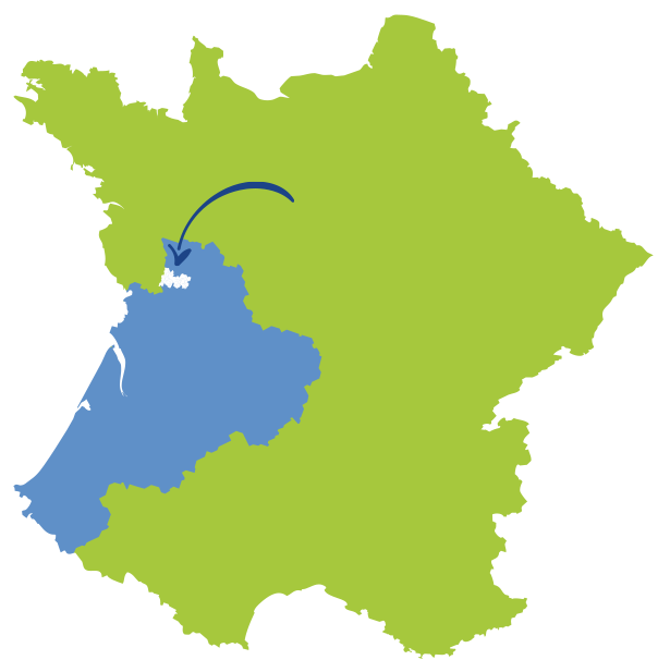 La communauté de communes Val de Gâtine dans la Région Nouvelle-Aquitaine en France